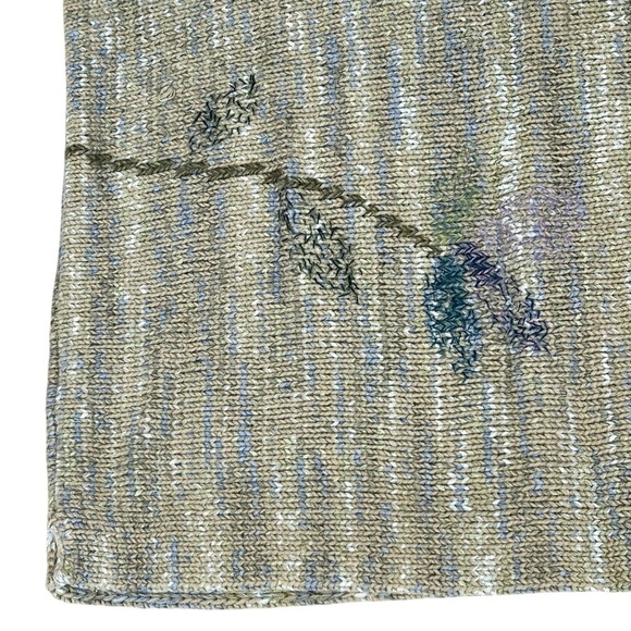 VTG SIGRID OLSEN SPORT Long Sleeve Floral Green Sweater Knit Top Size 2X - Picture 13 of 16